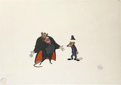 1986 Walt Disney Great Mouse Detective Ratigan Basil Original