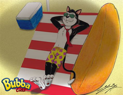 Bubba Cat Relaxing By Sagadreams On Deviantart