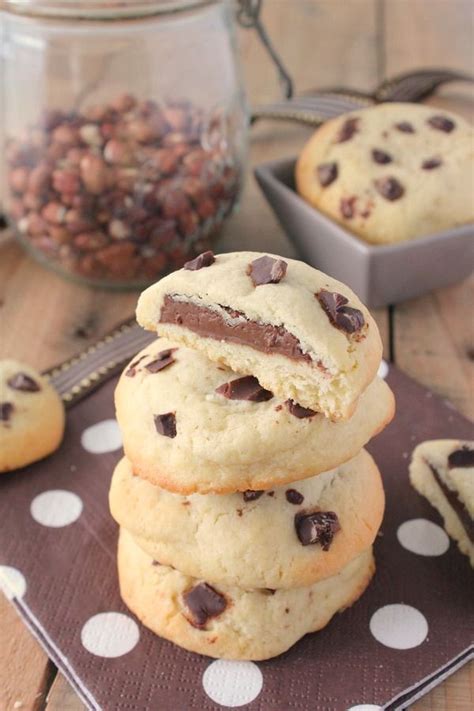 Cookies P Pites De Chocolat Coeur Fondant La P Te Tartiner