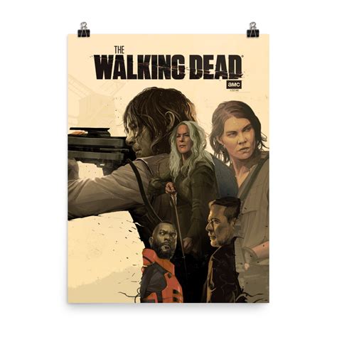 The Walking Dead Season 11B Key Art Premium Satin Poster