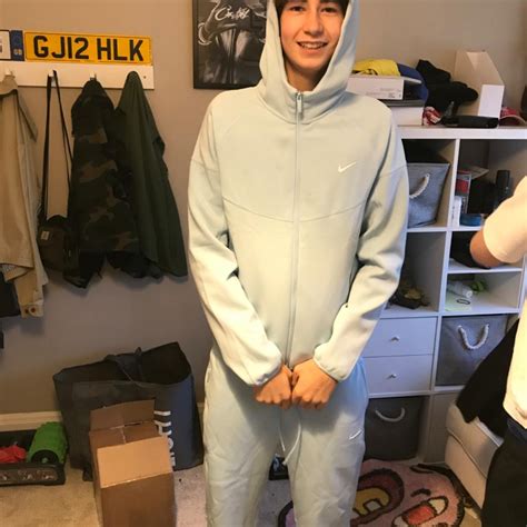 Light Blue Nike X Nocta Tech Fleece By Drake Never Depop