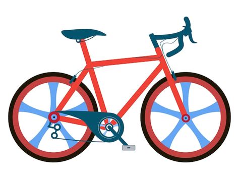 Vetor de bicicleta e ilustração Vetor Premium