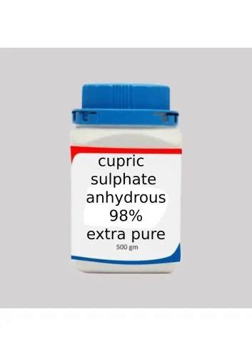 Cupric Sulphate Anhydrous Extra Pure Gram Container At Rs