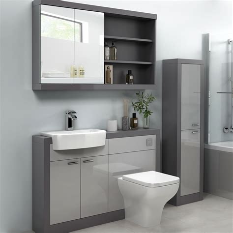 Combination Bathroom Vanity Units - D30 Right Hand Hand Combination ...