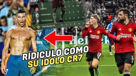 Garnacho Sigue Haciendo El Ridiculo Como Su Dolo Cristiano Ronaldo