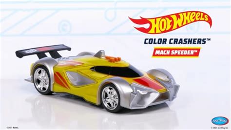 Hot Wheels Color Crashers Mach Speeder By Just Play