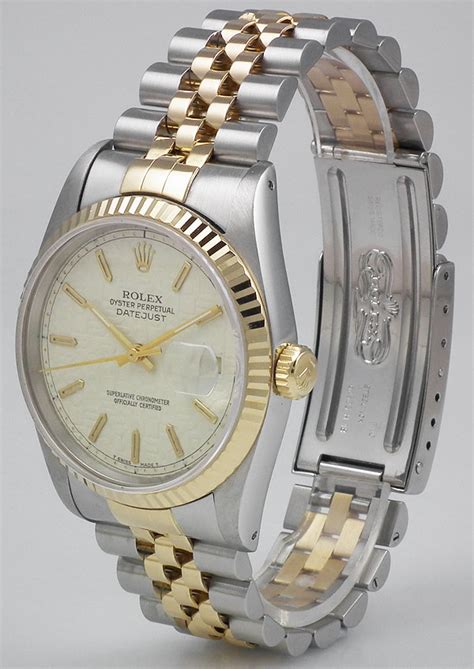 Rolex Oyster Perpetual Datejust K Ss Jubilee Dial