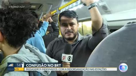 Vídeo Passageiros Reclamam Da Desorganização Nas Estações Do Brt Bom