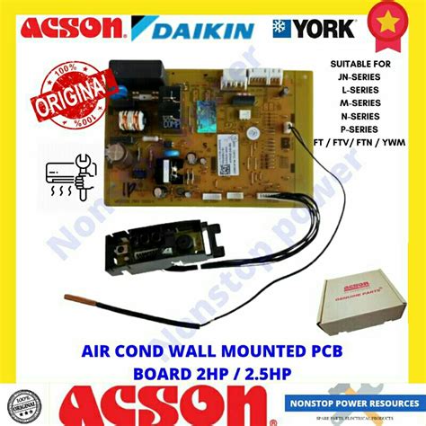 Acson Original Wall Mounted Non Inverter Air Cond Indoor Unit Pcb Board