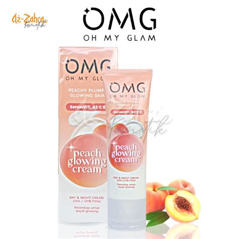 Omg Oh My Glow Peach Glowing Cream 25gram Lazada Indonesia