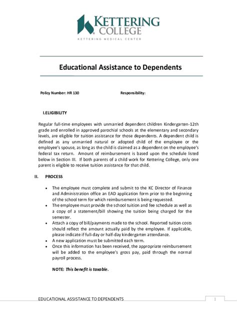 Fillable Online Educational Assistance To Dependents Fax Email Print