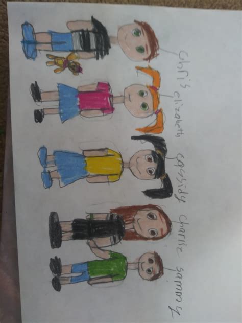 My Drawings For Chris Elizabeth Cassidy Charlie And Sammy R