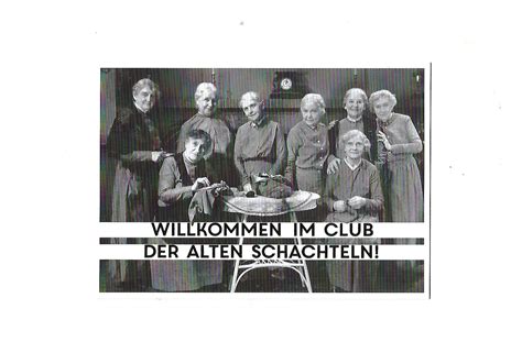 Postkarte A6 Club Der Alten Schachteln Nostalgie Magie Onlineshop