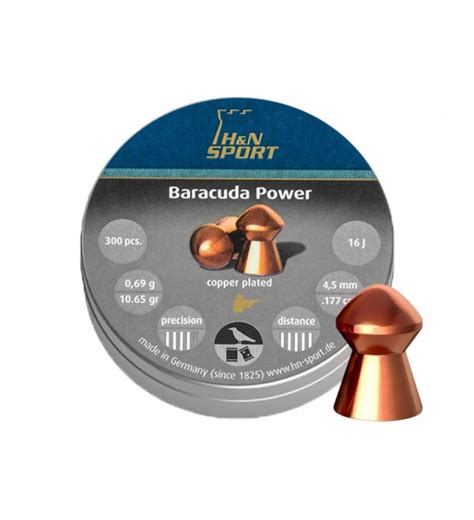 Śrut diabolo H N Baracuda Power 4 5 mm 300 szt