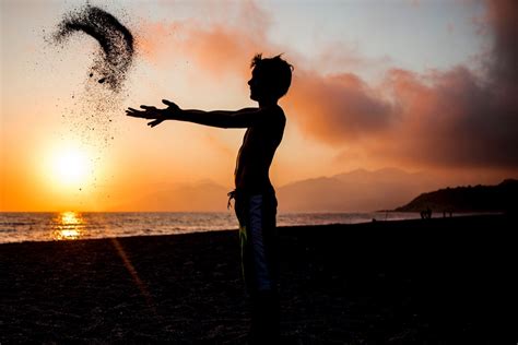 Free Images Sea Water Sand Ocean Horizon Silhouette People Sun