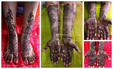 Full Intricate Bridal Mehndi By Sonia S Henna Art Https Twitter