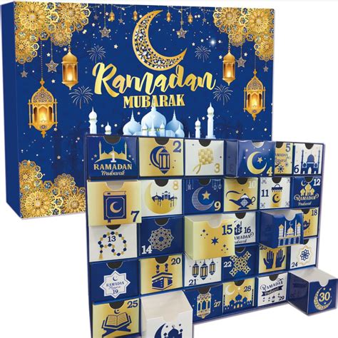 30 Day Ramadan Advent Calendar Pre Assembled Ramadan Gifts Box