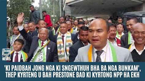 Ki Paidbah Jong Nga Ki Sngewthuh Bha Ba Nga Bunkam Thep Kyrteng U