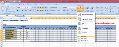 Cara Buat Timeline Di Excel Dengan Template Yang Ada Hongkoong