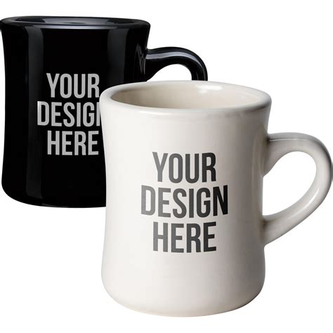 Cuppajo Diner Mugs 12 Oz Custom Ceramic Mugs