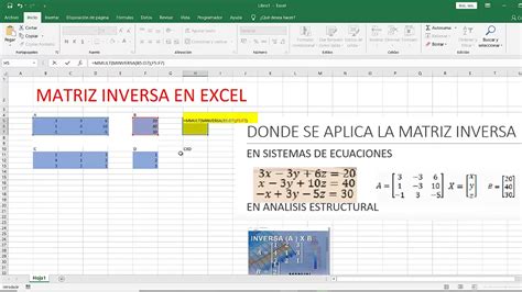 Calcular La Matriz Inversa En Excel Printable Templates Free