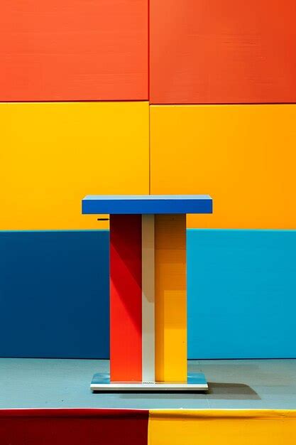 Magnetic Podium With Interactive And Engaging Design Single Nature