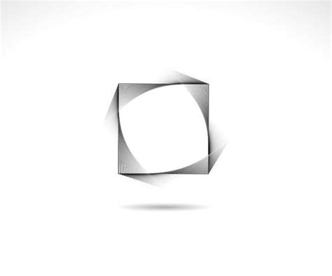 Geometric Square logo 5105668 Vector Art at Vecteezy