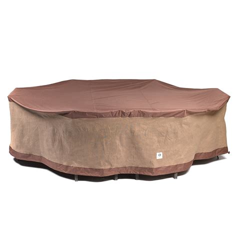 Duck Covers Ultimate Rectangle Oval Patio Table With Chairs Cover