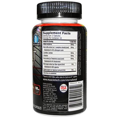 MuscleTech Hydroxycut Hardcore Elite Capsules Indias Most Trusted