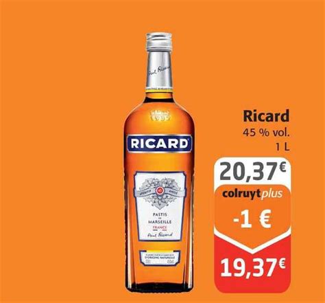 Promo Ricard Chez Colruyt Icatalogue Fr