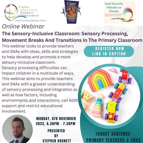 Aut23 100 The Sensory Inclusive Classroom Sensory Processing Movement