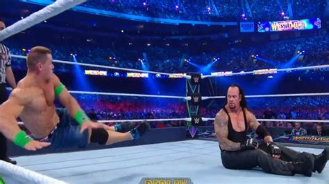 Undertaker Vs John Cena Wrestlemania 34 Youtube