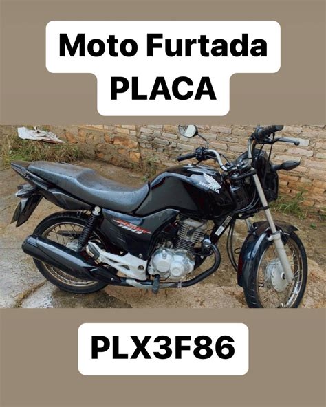 Tá virando moda Mais uma moto foi furtada em Conquista Blog do Léo