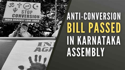 Anti Conversion Bill Passed In Karnataka Assembly Illegal Religious