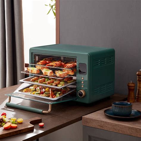 Bear 35L Electric Oven | Individual Heating Control | Rotary Switch | Double NTC Sensor | 4 ...