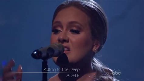 Adele Rolling In The Deep Live At Dancing With The Stars Us Youtube