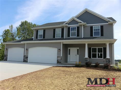 Dark Gray House With Black Shutters Ariel Crayton