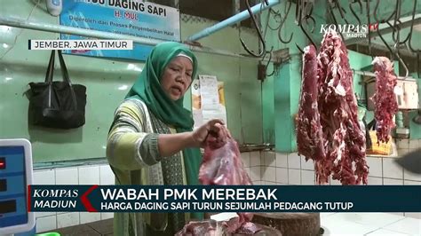 Wabah Pmk Merebak Harga Daging Sapi Turun Sejumlah Pedagang Tutup