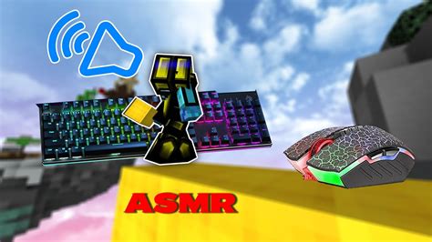 Keyboard Mouse Asmr Sounds Handcam Minecraft Bedwars Youtube