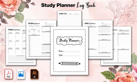 Student Printable Planner Kdp Interior Graphic By Mehedi Hasan