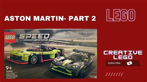 How To Make Lego Speed Champion Aston Martin [part 2] Vantage Gt3 Youtube