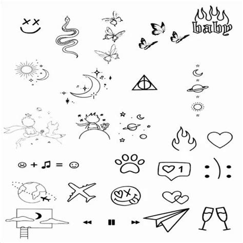 Simple Doodle Tattoos Deals Dakora Co