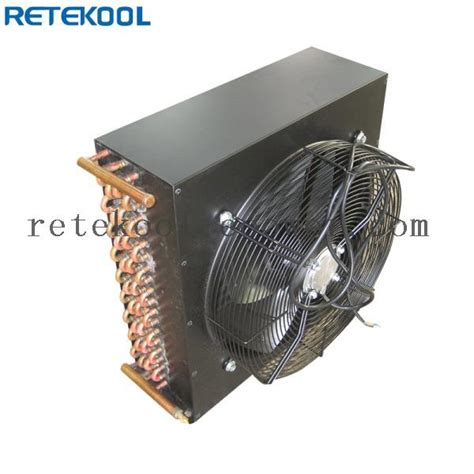 With Fan Motor Copper Tube Aluminum Fin Condenser Coowor