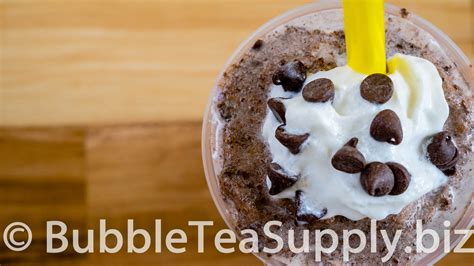 How To Make Chocolate Chocolate Chip Bubble Tea With Boba Tapioca