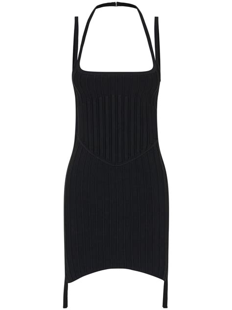 Dion Lee Corset Style Ribbed Minidress Farfetch