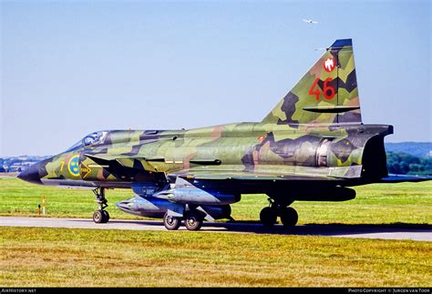 Aircraft Photo Of 37046 Saab Aj37 Viggen Sweden Air Force