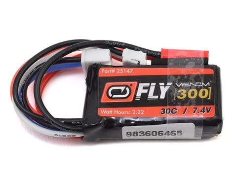 Venom Power Fly 2S 30C LiPo Battery W JST JST PH Plugs 7 4V 300mAh