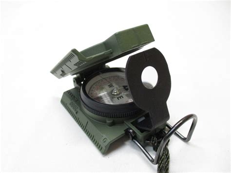 Cammenga Military Marching Phosphorescent Lensatic Compass Model 27 Od Green Centex Tactical Gear