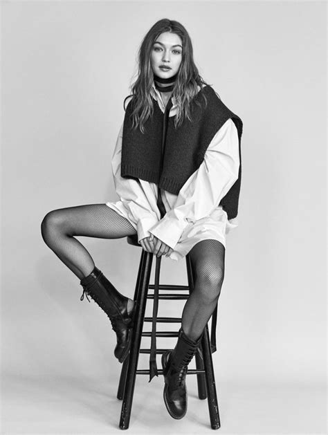 Gigi Hadid Poses In Fashion Forward Looks For Vogue China Fashion