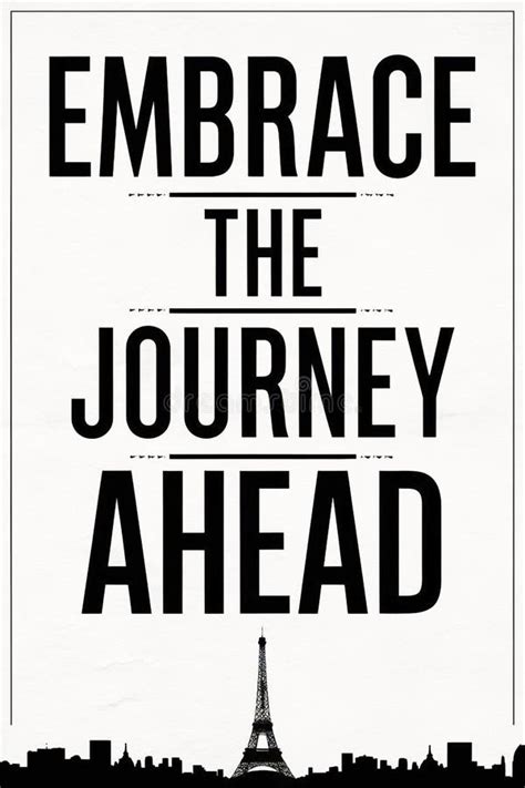 Motivation Quotes Embrace The Journey Ahead Printable Poster And Wall